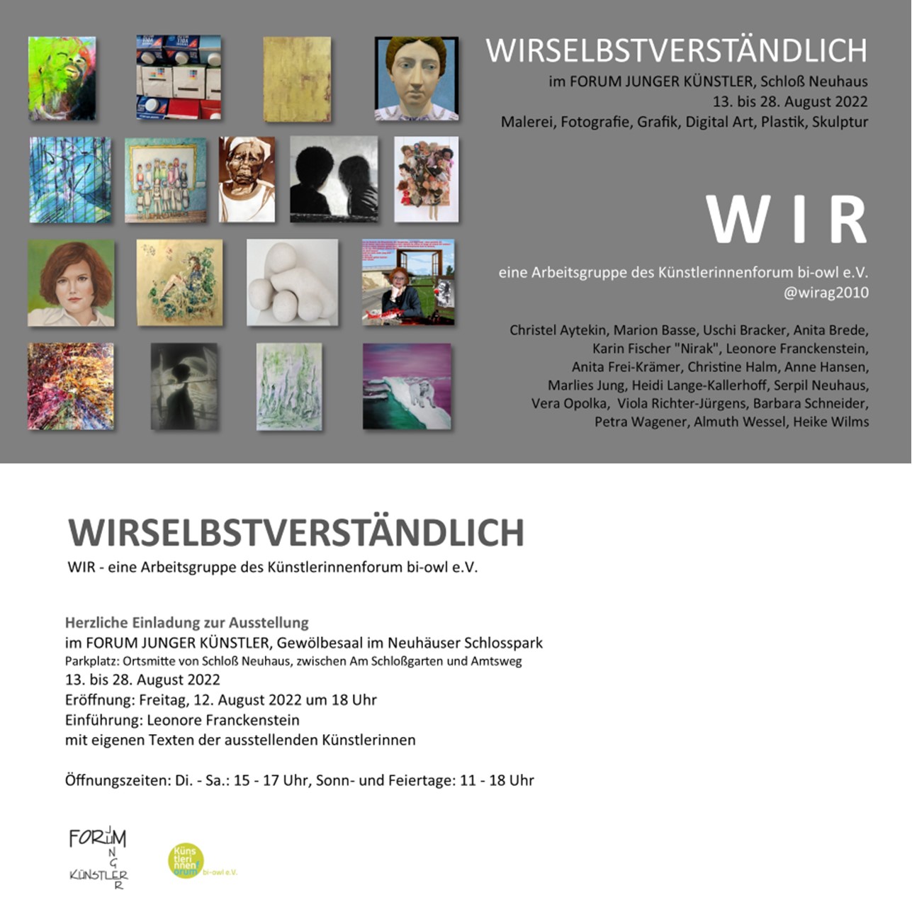Einladung Schloß Neuhaus